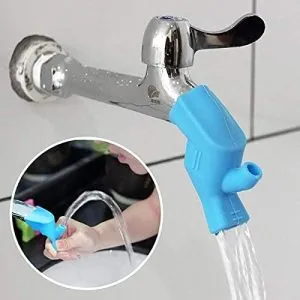 3pcs silicone faucet extenderkids faucet guide sink extendergargle hand washing faucet connectorbathroom kitchen sink water tap extender accessories random color 2