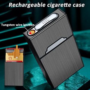 Cigarette case with lighter