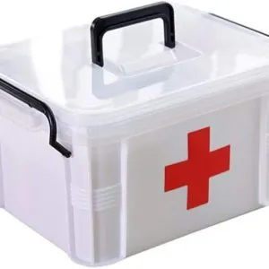 Medicine box with 2 layers...