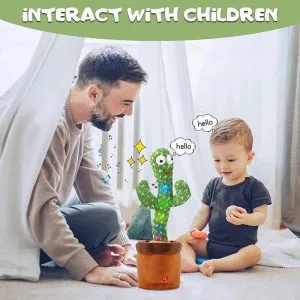Dancing cactus talking toy