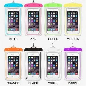 Waterproof mobile cover pouch