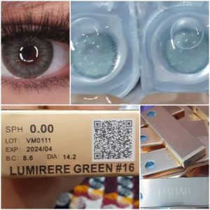 Eye lens with impact kit